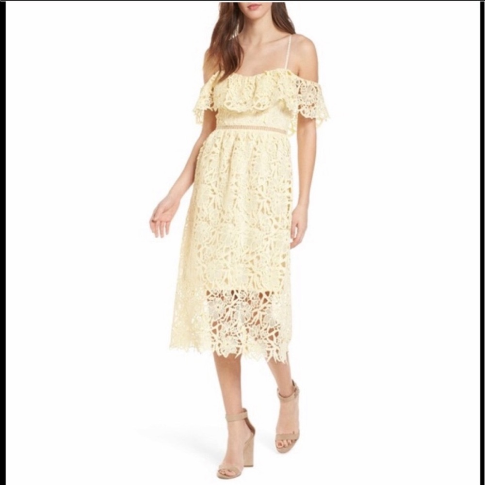 Yellow Aster the Label dress